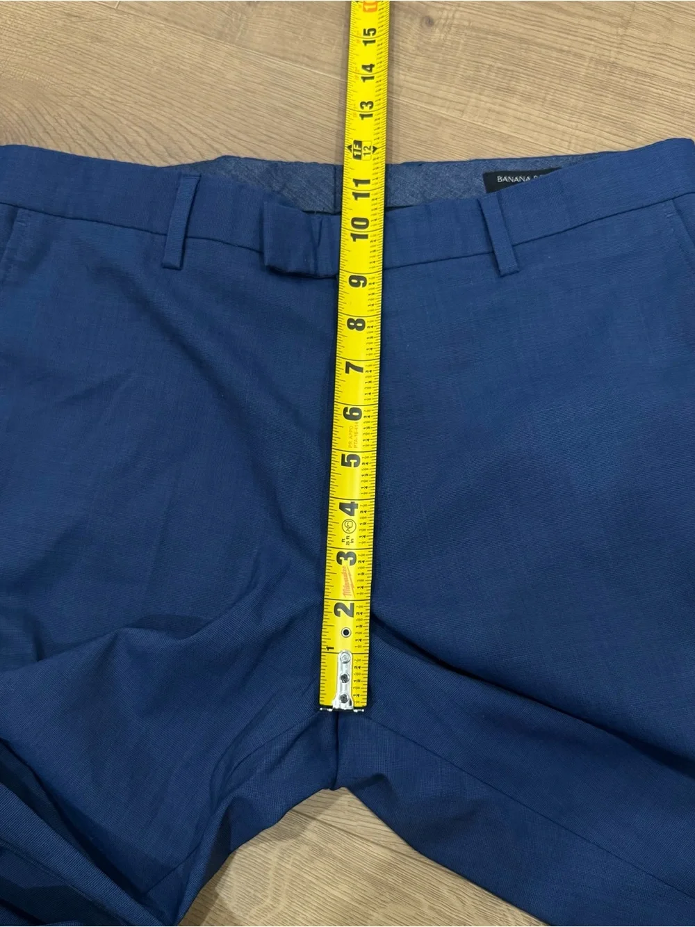 Banana Republic Navy Slim Fit Dress Pant Wool Blend